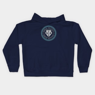 Banzai Institute [Teal/Worn] Kids Hoodie